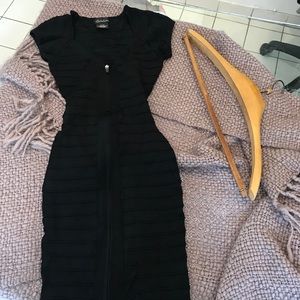 Bandage Bodycon Dress with Zipper